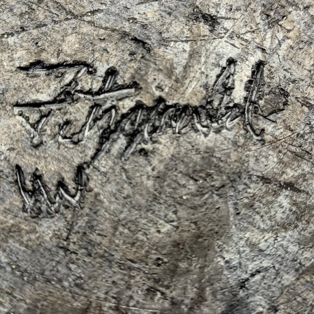 Artisan Signed Raku Pottery Vase